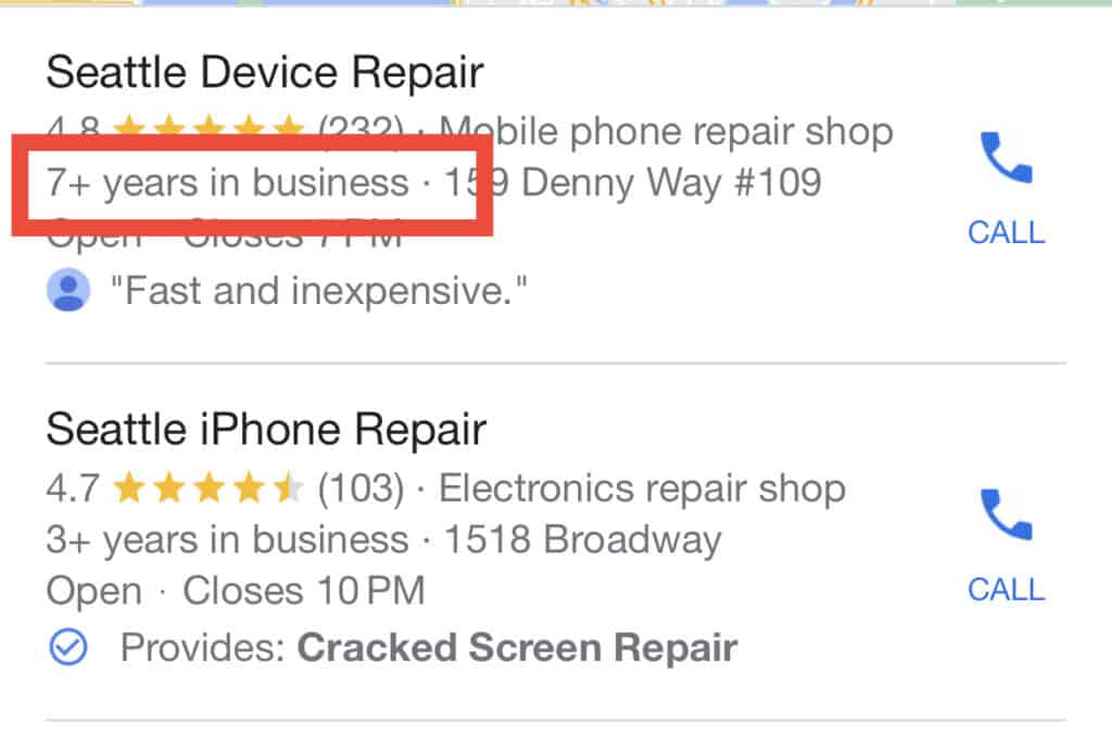 finding a cell phone repair shop