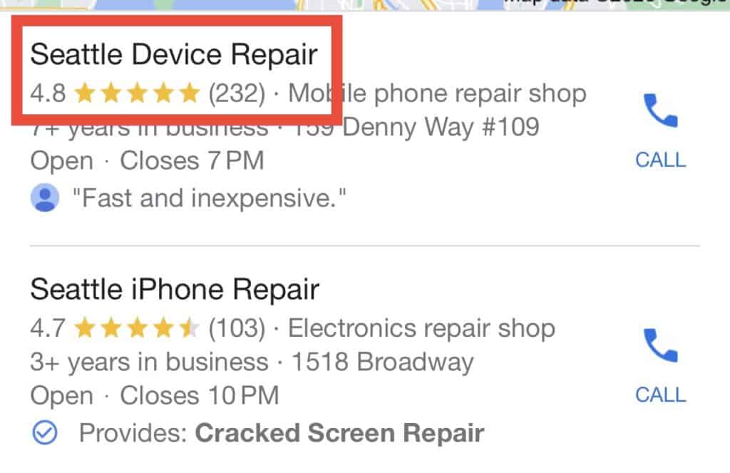 choosing a phone repair shop